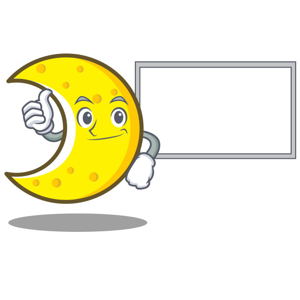 大拇指与板新月人物卡通图片下载