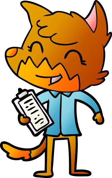 卡通办公室福克斯图片下载