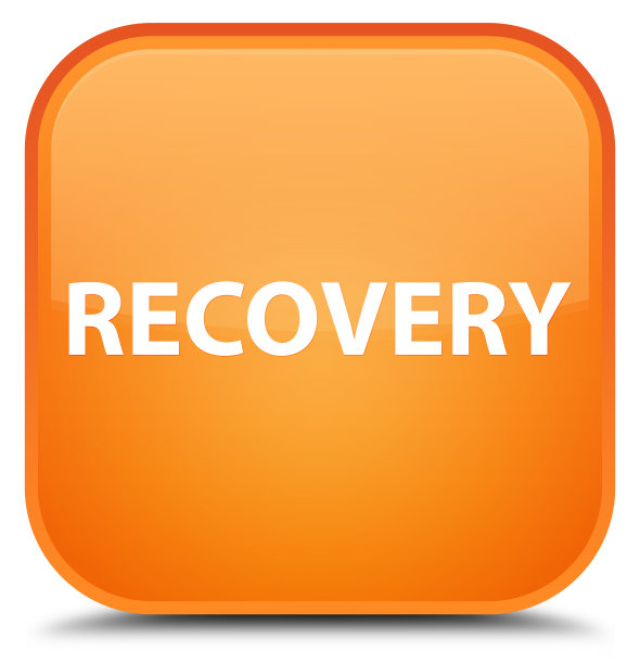 回收专用橙色方块按钮图片下载