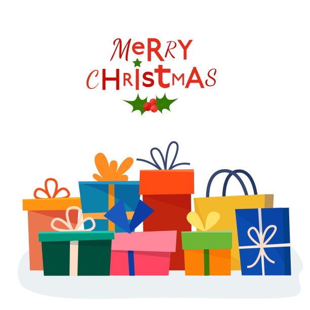 用丝带装饰的庆祝礼物。图片下载