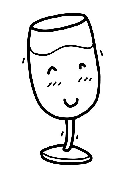 酒杯卡通图片下载