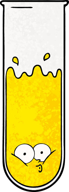 卡通惊奇试管图片下载