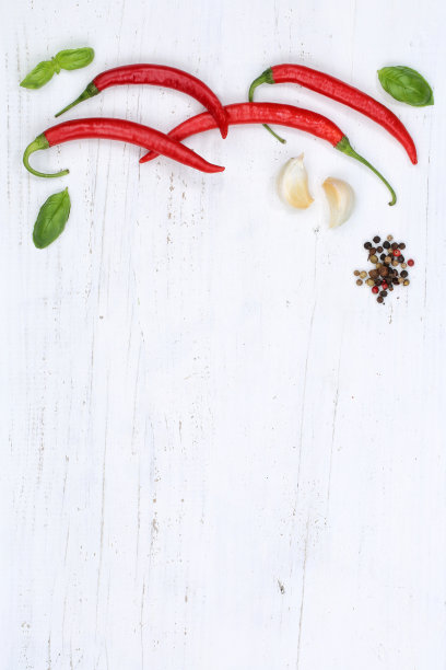 红辣椒辣椒烹饪配料copyspace肖像素材图片