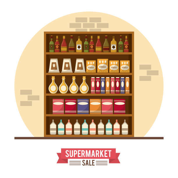 超市出售站图片下载