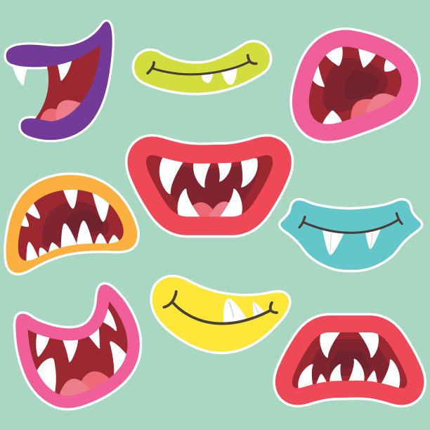 怪物嘴集套装图片下载