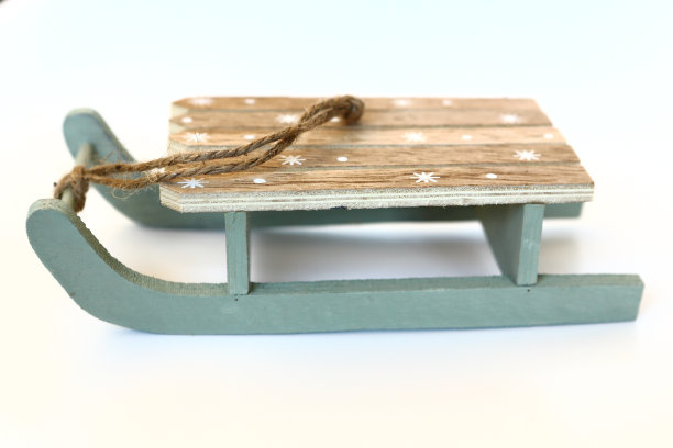 木制雪橇图片下载