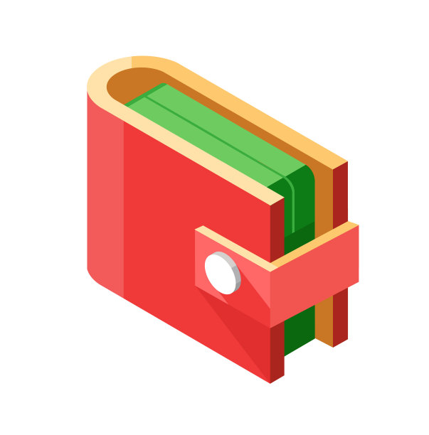 等距钱包图标。图片下载