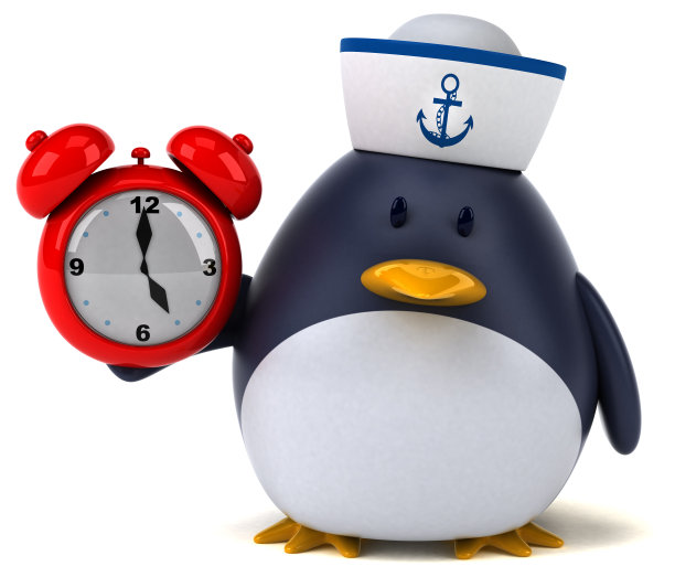 有趣的企鹅- 3D插图图片下载