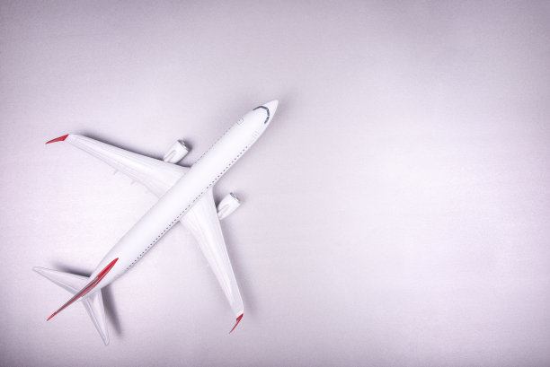 白色的客机图片下载