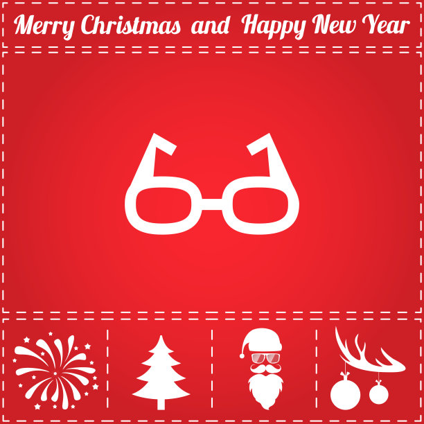 眼镜图标矢量图片下载