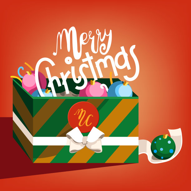 卡通圣诞贺卡图片下载