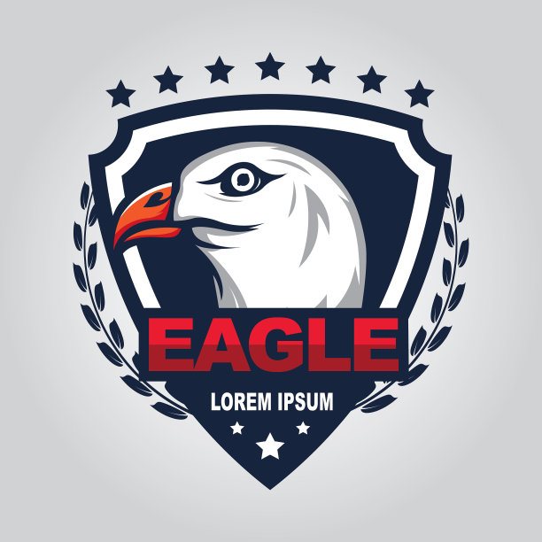 鹰设计模板图片下载