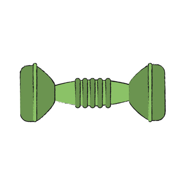 孤立的哑铃重量图片下载