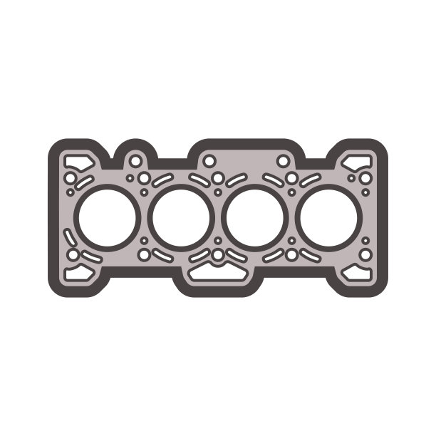 头部垫圈图标上的白色背景，汽车细节图片下载