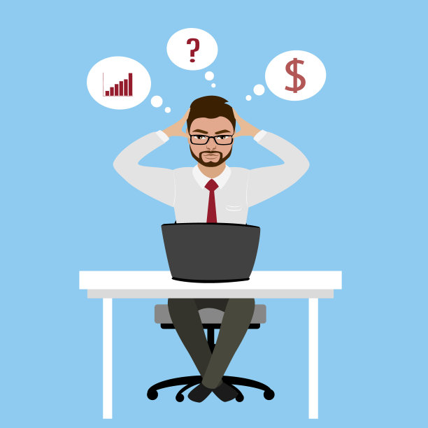 过度劳累和疲惫的商人或办公室职员坐在他的图片下载