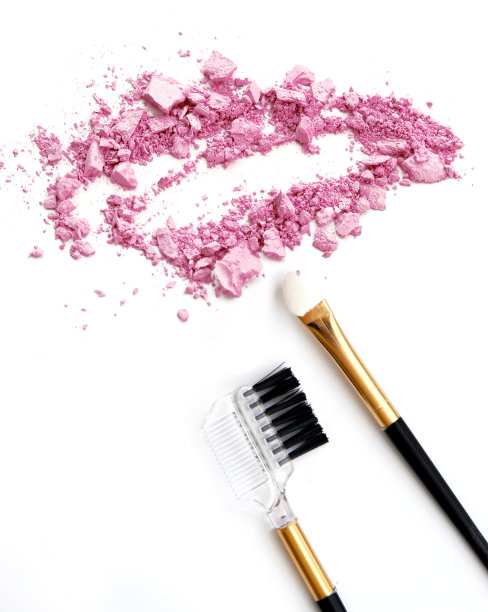 用化妆刷刷粉底眼影图片下载