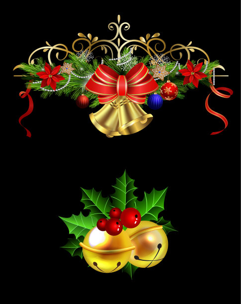 圣诞元素为您的设计图片下载