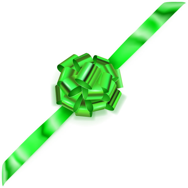 大角蝴蝶结闪亮的丝带图片下载