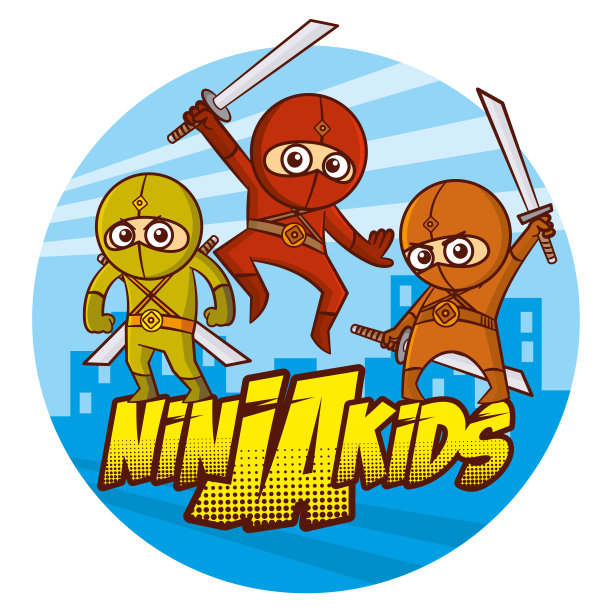 超级英雄忍者小孩日本卡通超级英雄图片下载