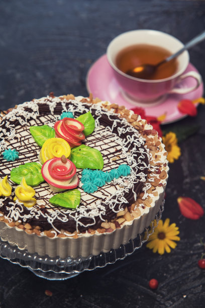 美味的蛋糕组成图片下载