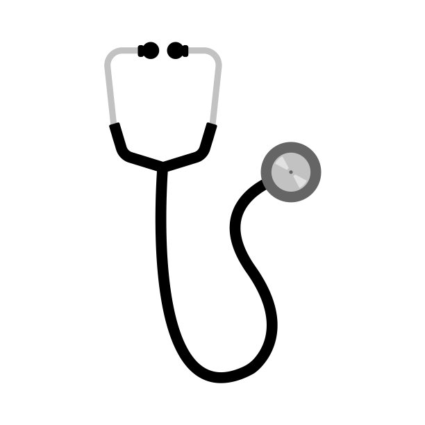 听诊器图标矢量图片下载
