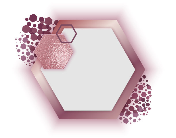 大理石黄金玫瑰几何海报模板或背景时尚极简风格与石材，六边形，箔，闪光，金属纹理，矢量插图图片下载