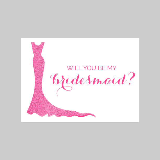 伴娘的请柬图片下载
