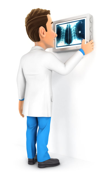 三维医生检查x光片图片下载