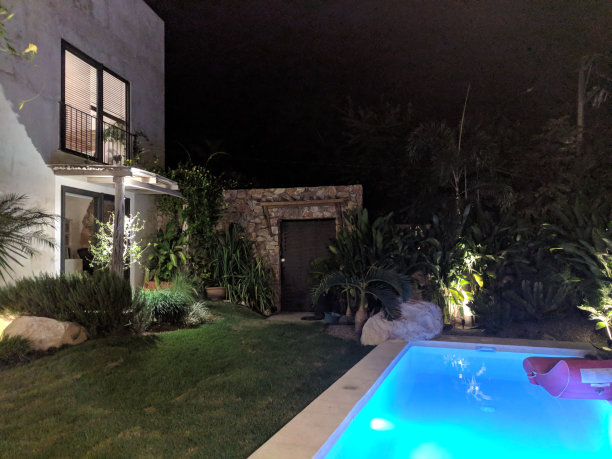 墨西哥当代泳池图片下载