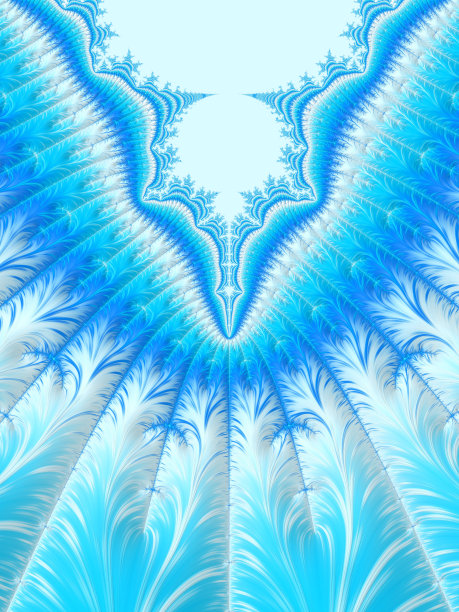 圣诞水蓝色白色垂直边界冷冻装饰图片下载