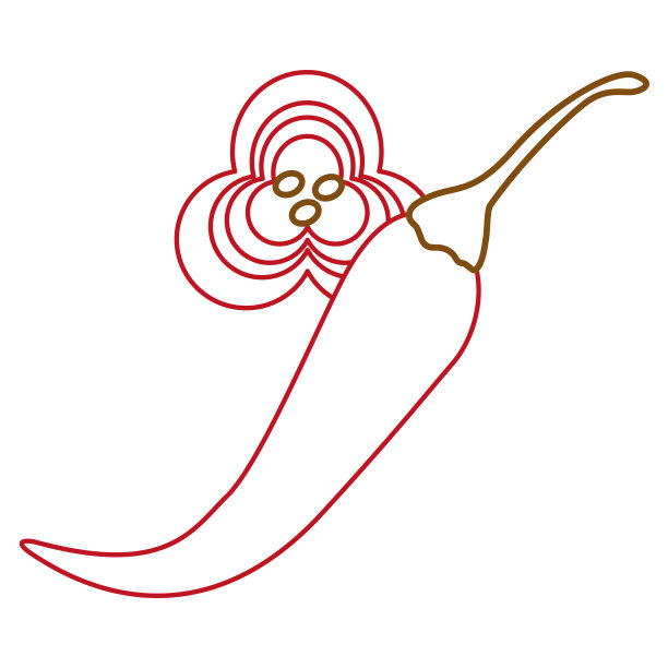 孤立辣椒设计图片下载