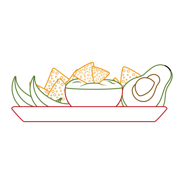 玉米片设计图片下载