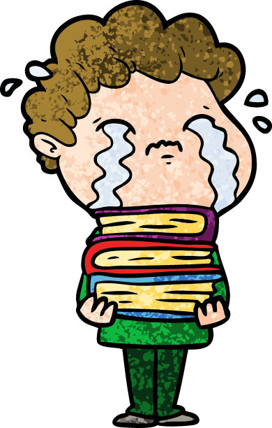 卡通的人哭图片下载