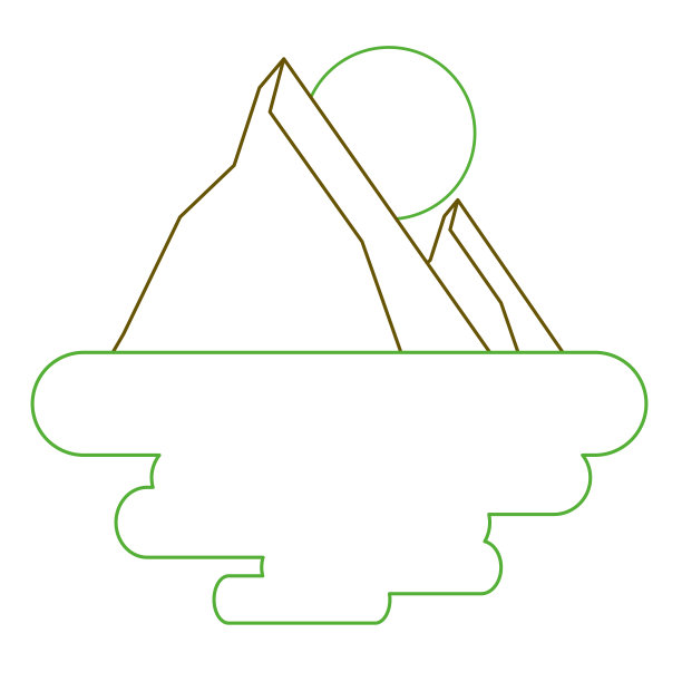 两山自然植物景观阳光图片下载