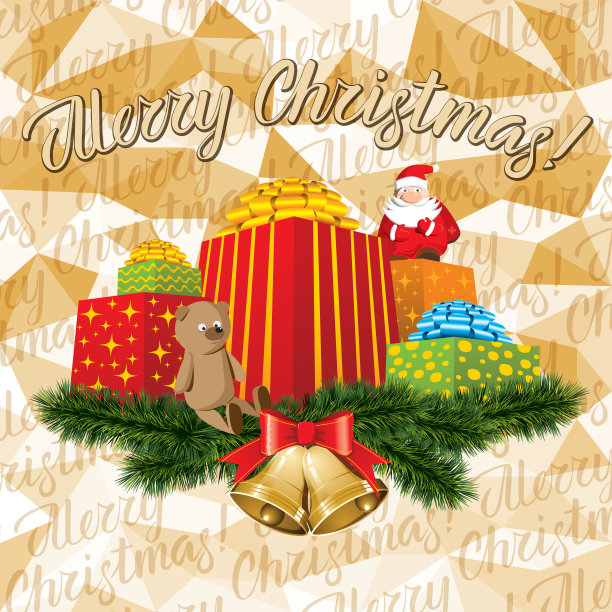 向量圣诞铃铛图片下载