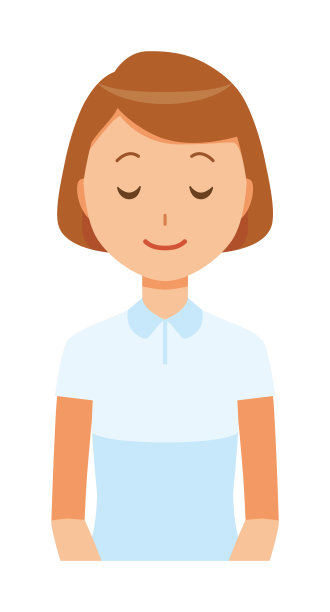 戴着白色制服的女护士图片下载