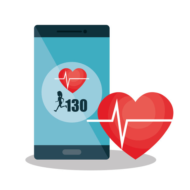 有心脏病应用的智能手机图片下载