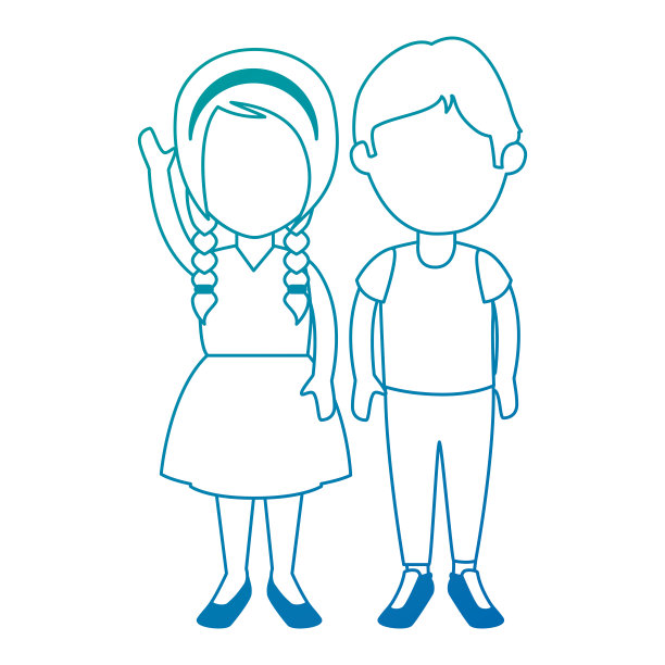 性格统一的小学生图片下载