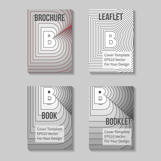 书标题页模板。商业报告封面图片下载