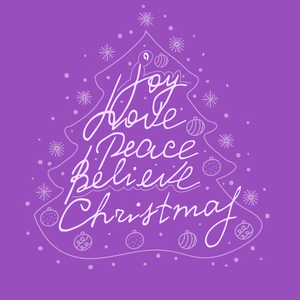 圣诞节刻字图片下载