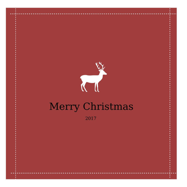 驯鹿简易假日邮政图片下载