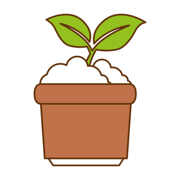 花盆与植物图片下载