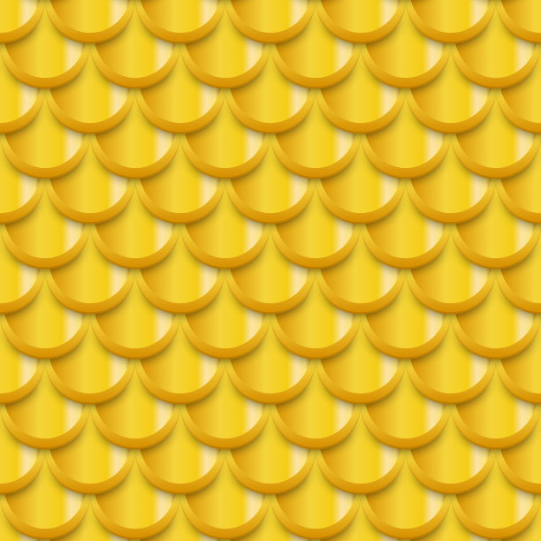 金鱼鳞无缝图案。用于印刷或网页设计的几何纹理。图片下载