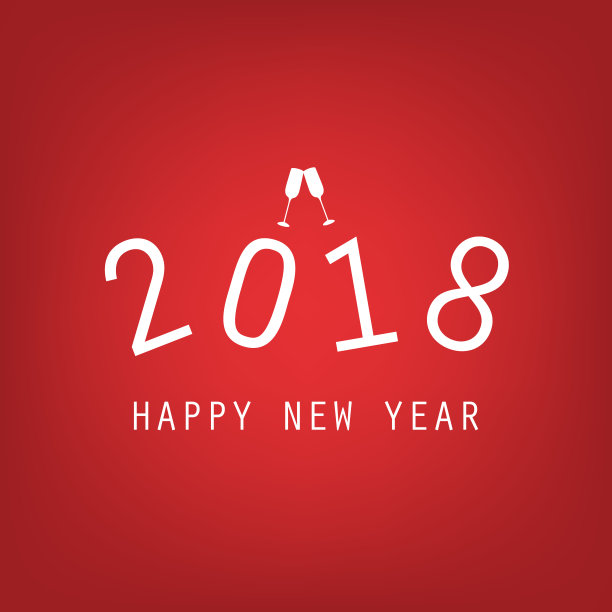 新年贺卡背景- 2018图片下载