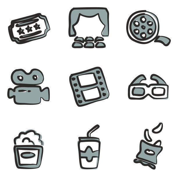 电影图标徒手2颜色图片下载