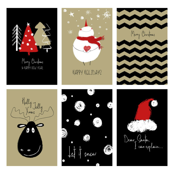 有趣的圣诞贺卡图片下载