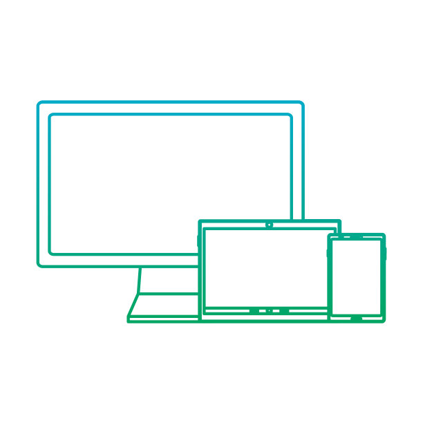 电脑显示器与笔记本电脑图标图像图片下载