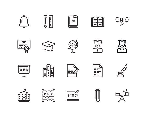 教育图标设置，大纲样式图片下载