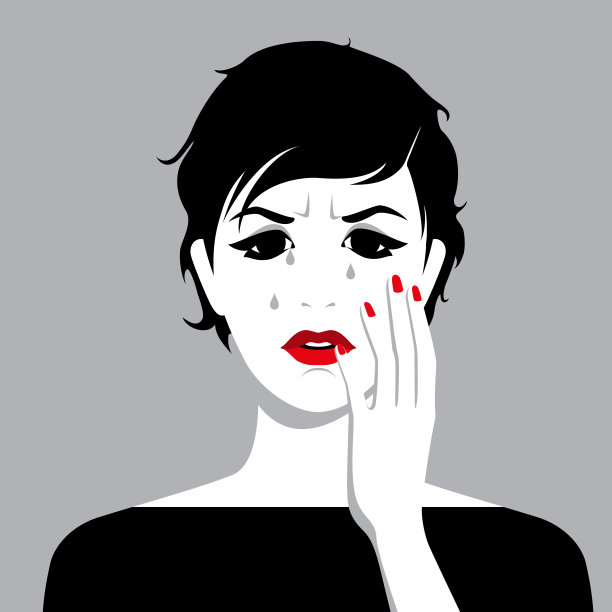 满脸是泪的哭泣女人图片下载