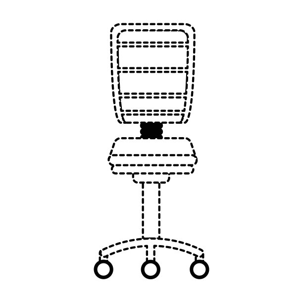 办公椅独立图标图片下载